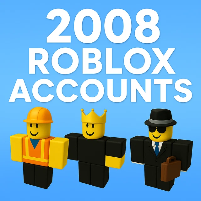 ROBLOX 2008 ACCOUNTS Cheapest on 💵| Unverified 🔓