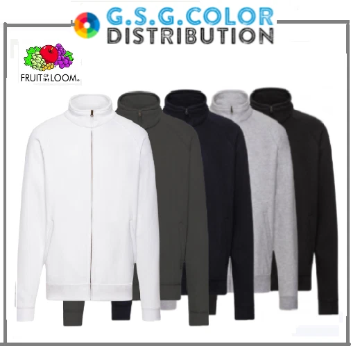Felpa con cerniera intera Classic  Full Zip  Fruit of the Loom