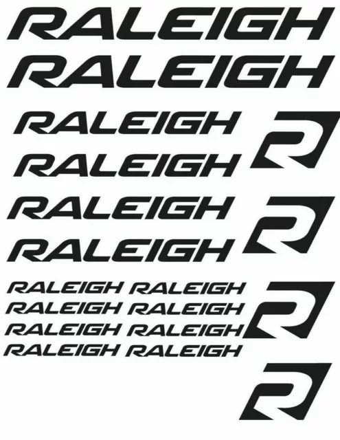 18 x Raleigh Vinyl Decals Replica Bike Frame Cycle Cycling Bicycle Mtb Road