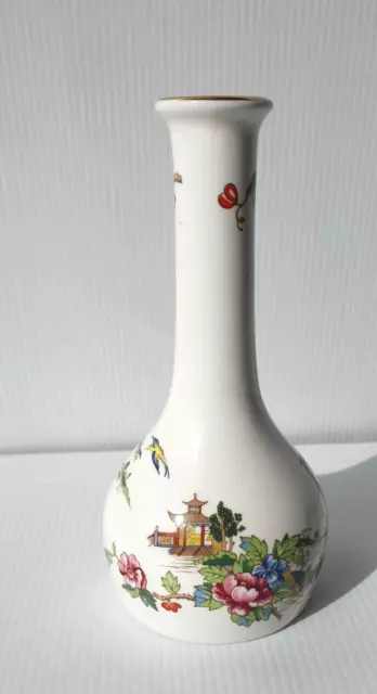 Crown Staffordshire Pagoda Bud Vase  English Fine Bone China