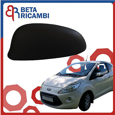1 paio nero opaco Ala Portiera Laterale Specchietto Retrovisore Cover Cap per Ford Fiesta 15 CY 