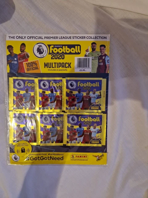Adesivi Calcio Panini 2020 Confezione Multipla 6 Confezioni Adesivi Calcio