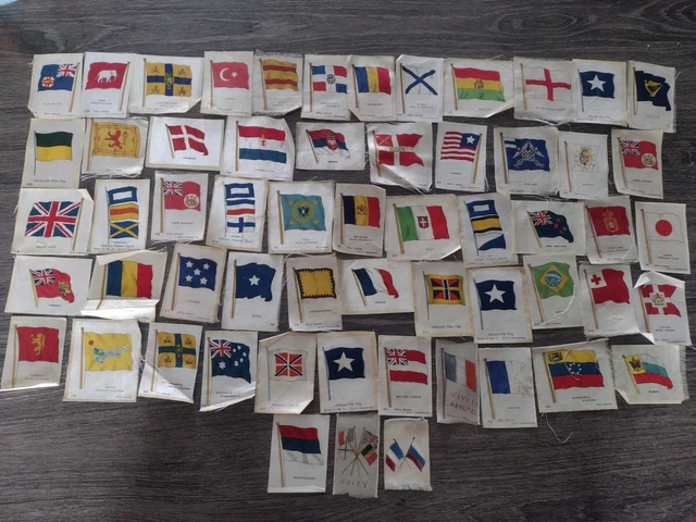 bdv cigarettes silk flags SILK FLAG - Norway Royal Standard - BDV Cigarettes - No 62 16th Series  £1.16