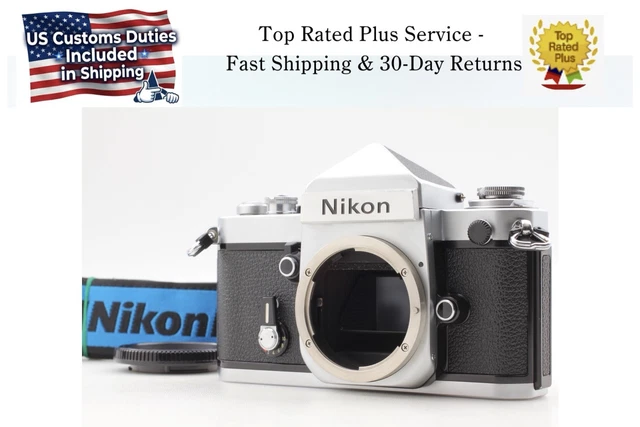 MINT] NIKON F2 Eye Level Silver Body 35mm Film Camera From JAPAN
