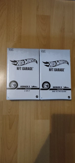 Hot Wheels NFT Garage Series 3 Bad To The Blade + 2 Jet Z Sealed