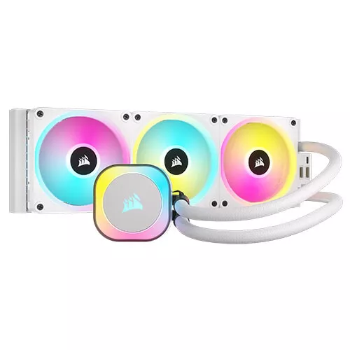 Ventiladores de cúpula magnética Corsair Icue Link H150i 360 mm Rgb enfriador de CPU líquida Qx120 Rgb