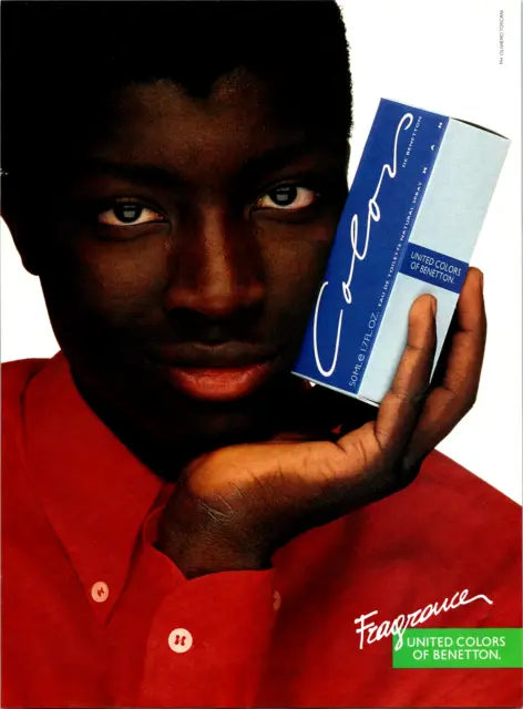 1993 UNITED COLORS Of Benetton Fragrance Vintage Print Ad Full Page ...