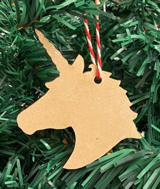 Qualité licorne Noël décorations arbre généalogique et corde de Noël, activité idéale