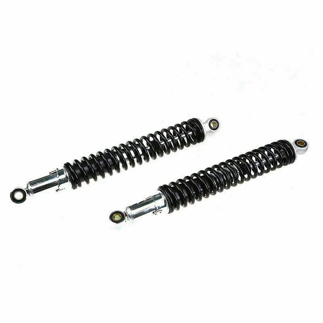 Pair 400mm 15.75" Motorcycle ATV Rear Shock Absorbers Eye to Eye Universal