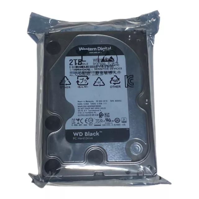 BRAND NEW | Western Digital Black | WD2003FZEX | 2 TB 3.5in SATA III Hard Drive