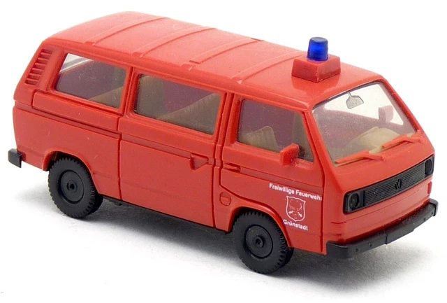 Herpa Modellauto VW LT Kastenwagen Hochdach THW (Basic), Miniatur im Maßstab 1:87, Sammlerstück, Made in Germany, Modell aus Kunststoff, Blau Herpa Modellauto VW LT Kastenwagen Hochdach THW (Basic), Miniatur im Maßstab 1:87, Sammlerstück, Made in Germany, Modell aus Kunststoff, Blau
