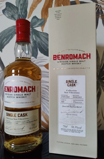 BENROMACH 21 2002 LMDW SINGLE CASK #364 NEW VIBRATIONS 70cl 58.1% EUR  439,00 - PicClick FR