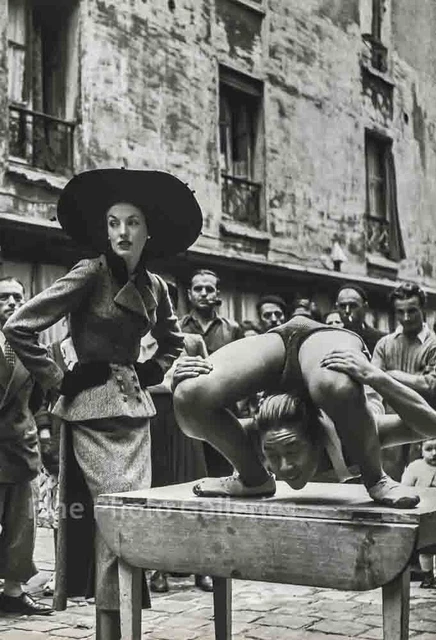 1948 Paris Female Fashion By RICHARD AVEDON Large Format Duotone Photo Art 16x20