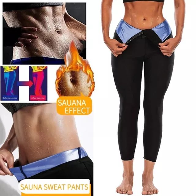 Women Thermo Gym Sauna Pants Waist Trainer Body Shaper Sweat Sport Body Shaper