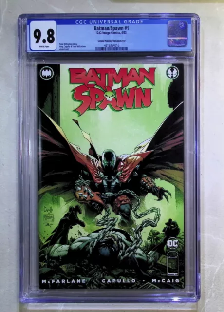 Batman Spawn #1 (2023 DC/ Image Comics) 2nd Print Variant CGC 9.8
