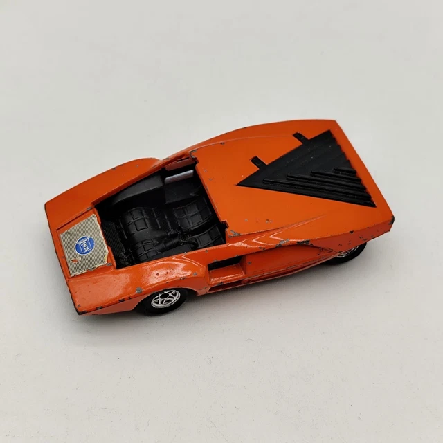 自動車 POLITOYS M23 STRATOS BERTONE HF 1600 Politoys M23 Lancia Stratos Bertone 1600 HF + McGregor (blue