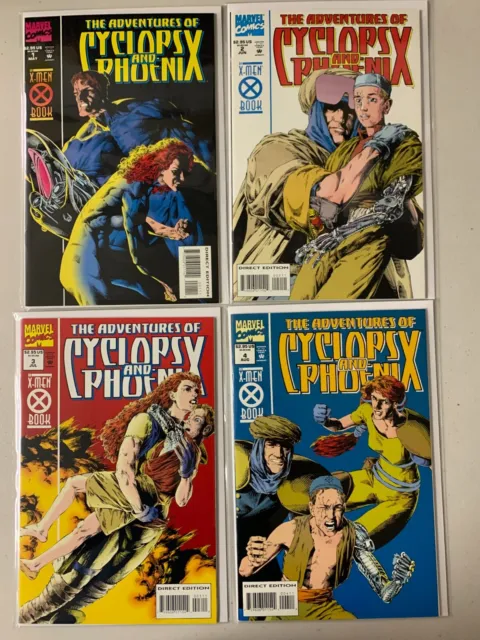 Cyclops and Phoenix Set#1-4 4 different books average 8.0 VF (1994)