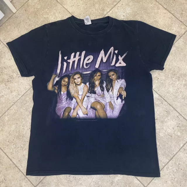 Little Mix T Shirt Glory Days Tour 2017 Size MEDIUM Gilden Soft style Ring Spun