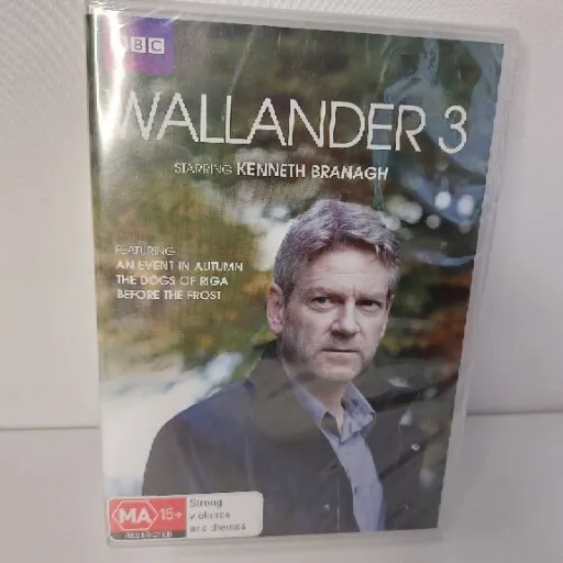 WALLANDER 3 The Complete Series 3 (2 Disc DVD) - Region 4 **NEW & SEALED**