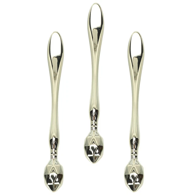 Fräulein Rhombus Grablöffel Aus Metall Gesichtscremelöffel Kosmetik 3 Pcs