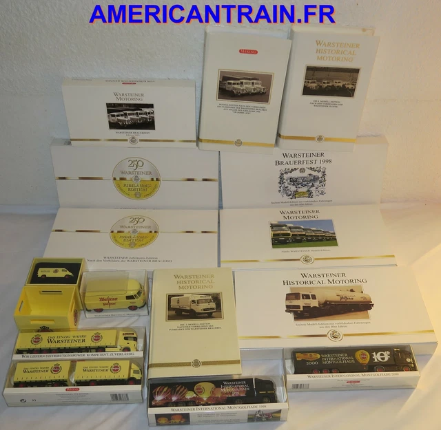 Ensemble de 5 anciens camions HO 1/87 Wiking
