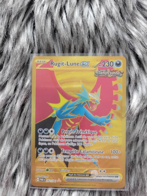CARTE POKEMON RUGIT-LUNE EX 124/182 EV04 Faille Paradoxe Neuf FR EUR 6 CARTE POKEMON RUGIT-LUNE EX 124/182 EV04 Faille Paradoxe Neuf FR EUR 6