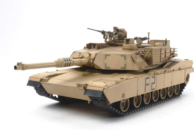 Kit Tamiya RC US M1A2 Abrams Tank Full Option 1:16, #56041, Infrarouge, Fumée, Son