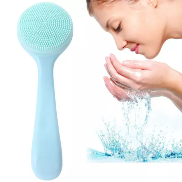 Manual Silicone Facial Cleansing Brush Remover Cleansing K1C3 Tool R6H1