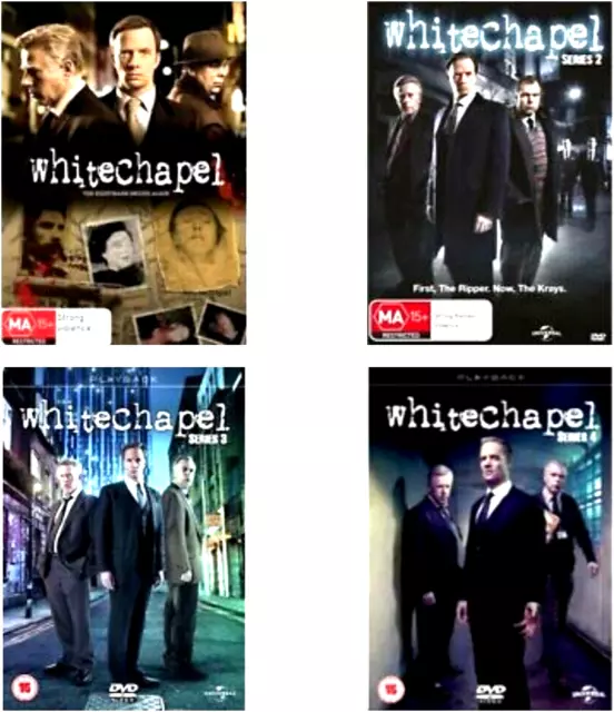 Whitechapel: The Complete Collection | Series 1-4 (DVD, 6 Discs) NEW