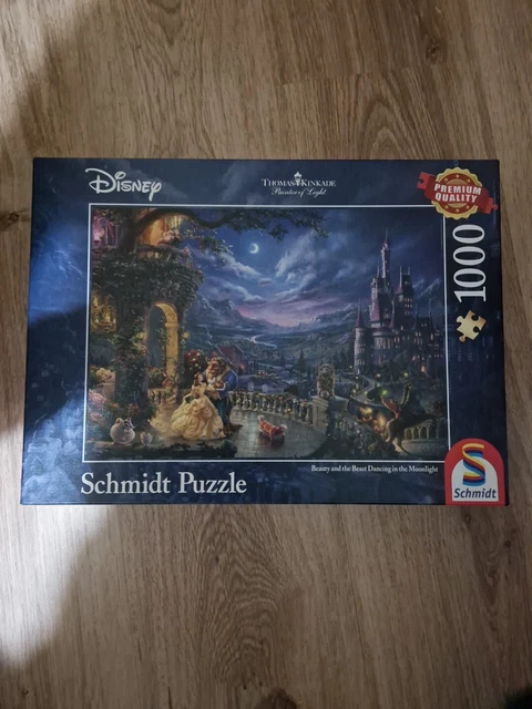 THOMAS KINKADE DISNEY Beauty And The Beast 1000 Piece Schmidt Jigsaw ...