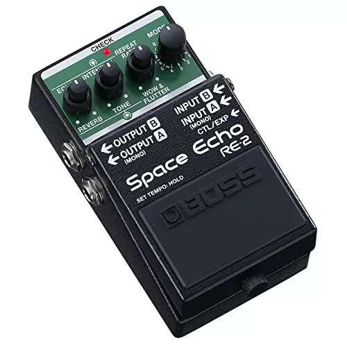 Boss RE-2 Space Echo Guitare Effets Pédale Delay Réverbération Authentique Neuf