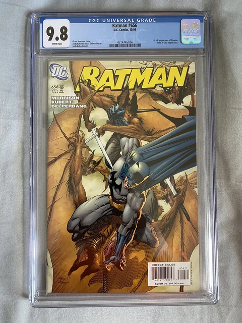 Batman #656 CGC 9.8 NM/M 1st Damian Wayne Lowest Buy It NOW 655 Spider-Man 1 300