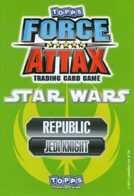 STAR WARS  FORCE ATTAX SERIES  2  BASE / BASIC CARDS 1 to 192 by TOPPS