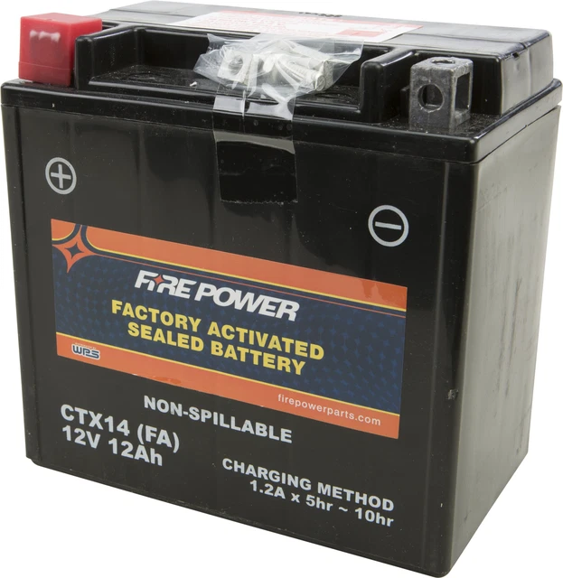WPS 2000-2004 Triumph Speed Triple 955 I.E. NO HAZARD SEALED BATTERY CTX14 -BS #