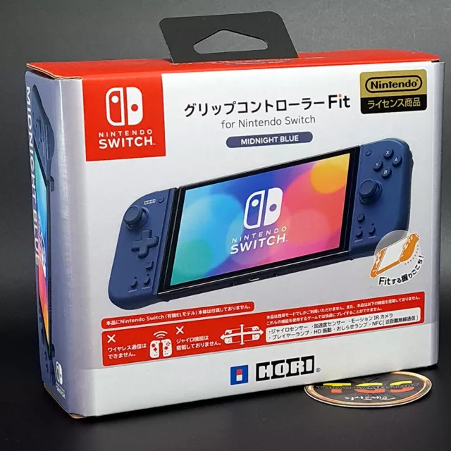 Split Pad Fit For Nintendo Switch: Midnight Blue Hori Japan New Region Free
