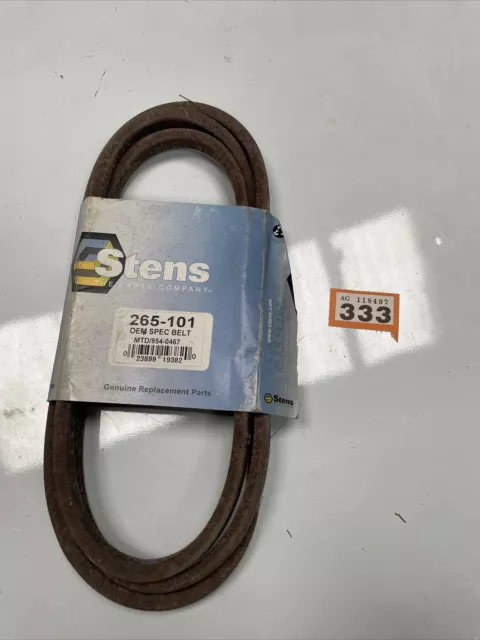 New Stens OEM Replacement Belt for MTD 954-0467A 265-101