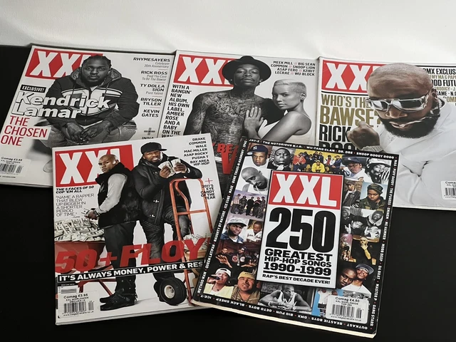 XXL 2 Magazine Lot - Little Wayne, DMZ, Jay-Z /2007, 2008 Hip Hop Magazine