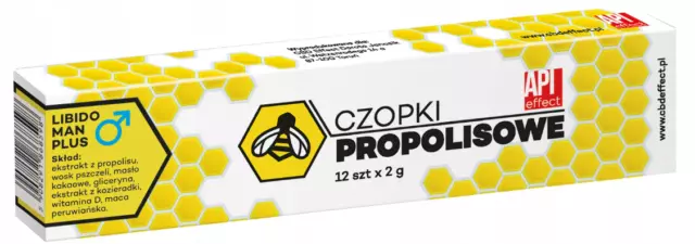 Supposte propoli 12 pezzi Libido Man, infezioni rettali, prostatite