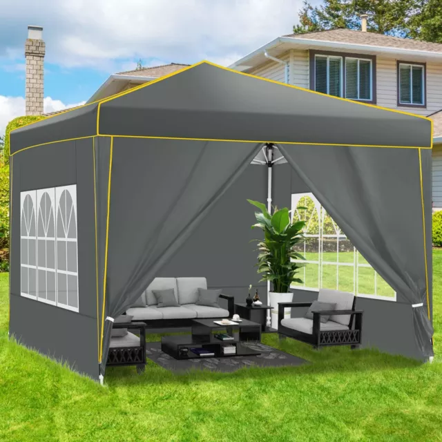 Padiglione pieghevole 3x3 m padiglione pop up tenda da giardino tenda per feste impermeabile protezione UV