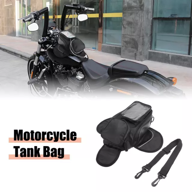 Universal Motorrad Magnetische Tankrucksack Satteltasche mit 7 Zoll  Tasche