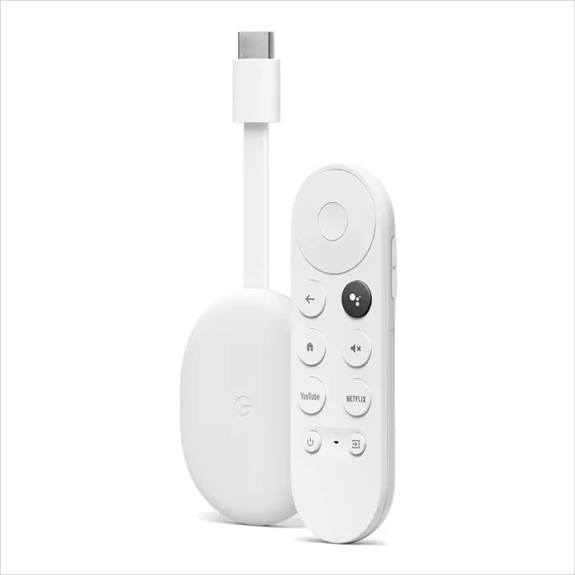 GOOGLE Chromecast mit Google TV HD Streaming Player Schnee / Händler