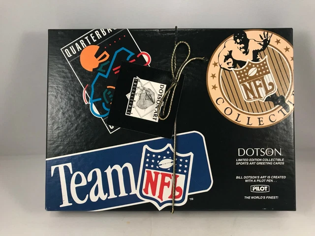 Dotson NFL Limited Edition Quarterback Greeting Card Set COA 1996 New