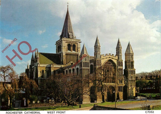 Picture Postcard, Rochester Cathedral, West Front [Judges]