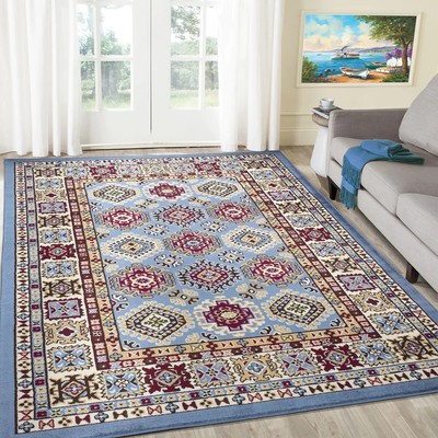 Tapete A2Z Tradicional Estilo Vintage Distressed Floral Living Sala De Jantar Area Rugs 
