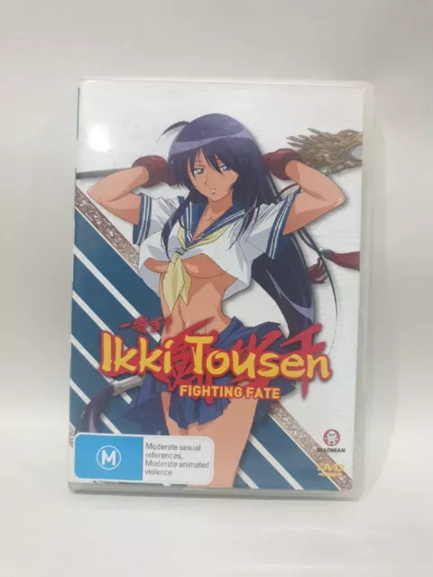 Anime DVD IKKI TOUSEN : Great Guardians Box * 2 Vol. 1 and Vol. 4