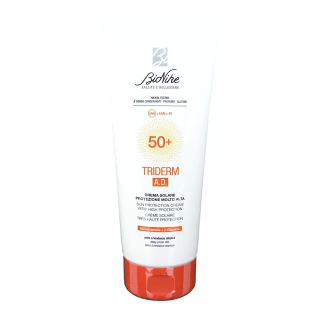 Triderm Ad Crema Solare Spf50+ Bionike 200Ml