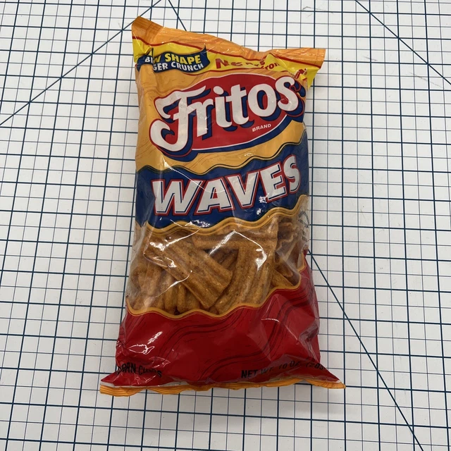 2003 Vintage FritoLay Waves Chips Concept Bag NOS Sealed Old Food PROP Vintage