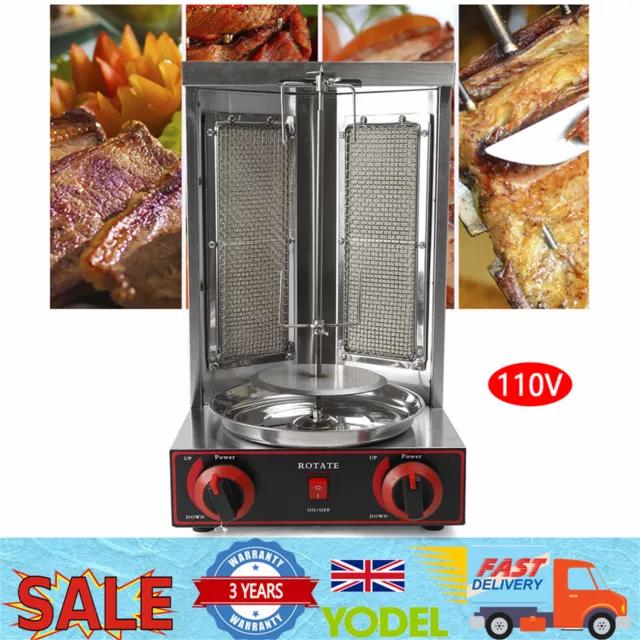 Gas Vertical Shawarma Broiler Machine 3000W CG-25 Doner Kebab Gyro Grill Machine