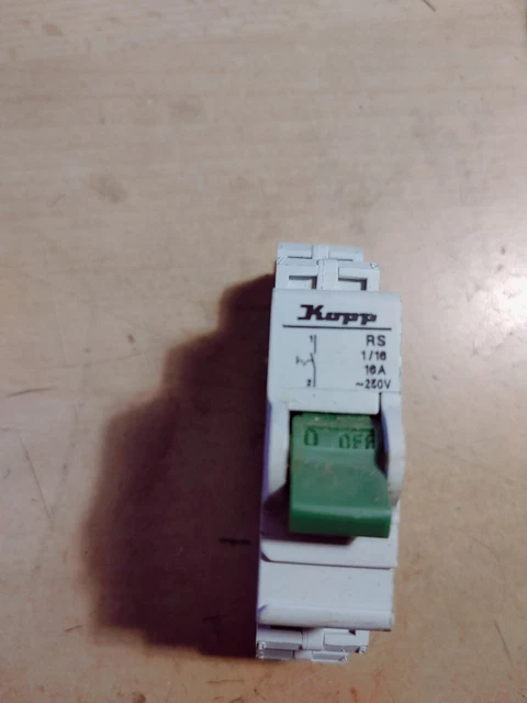 Kopp RS-1/16 line circuit breaker 1-pin LS switch fuse machine 10A