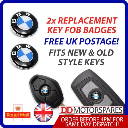BMW Key FOB Roundel Emblem 11MM 66122155753
